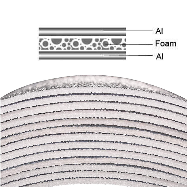 Foam Metalizing Foil Double Side Chemically Crosslinked 3mm - Gambar 2